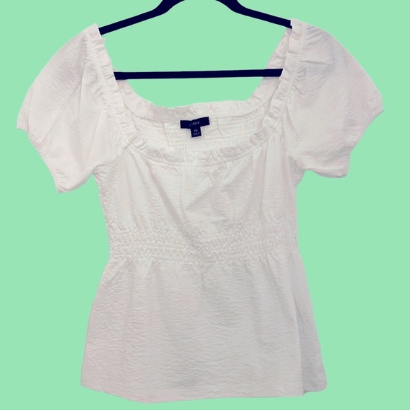 J Crew top, white XS - Picture 1 of 1